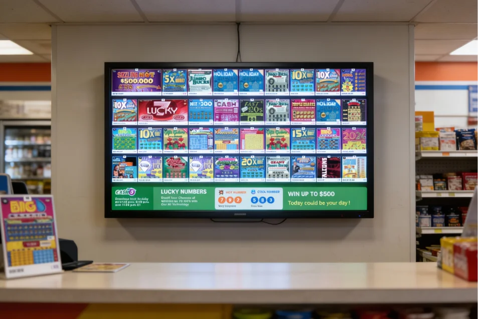 Integrated Lottery Software and Displays Increase Profit