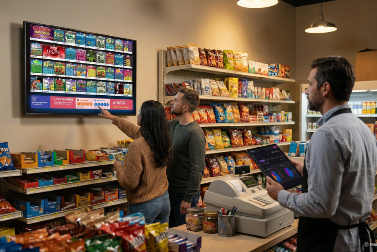 Importance of lottery management with display tech in US stores