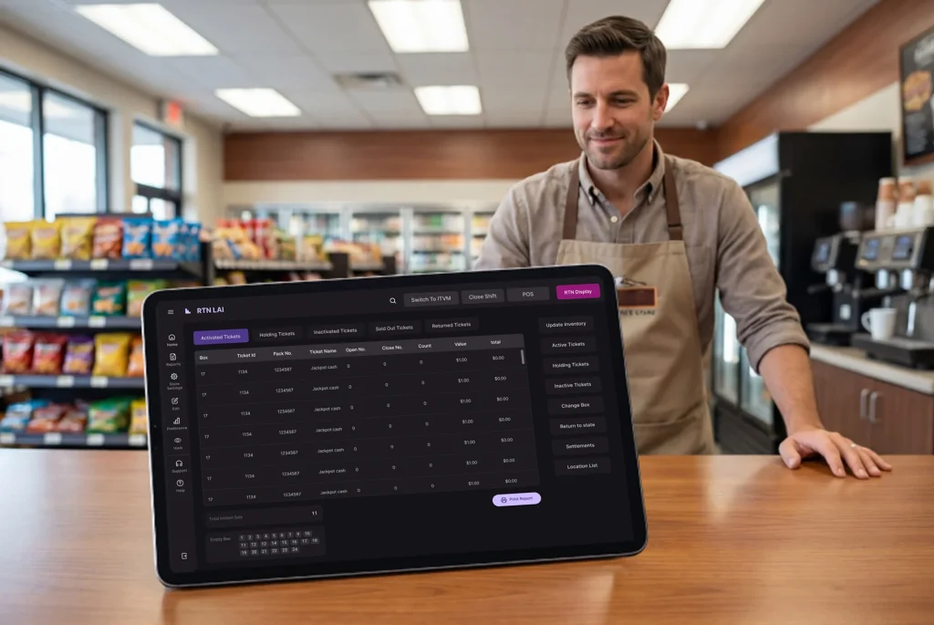 Automated Lottery Counting Reduces Daily Store Work