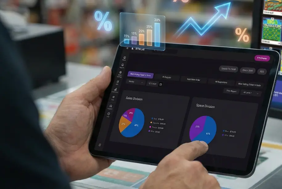 Lottery management automation for retail inventory
