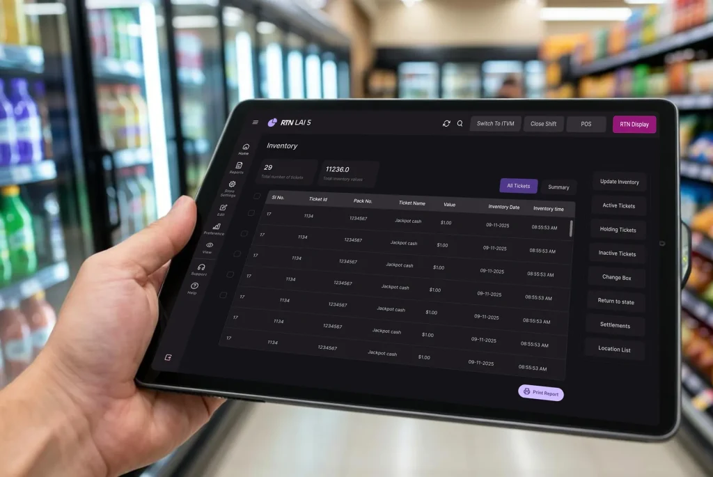 Calm dashboard design in RTN LAI 5 reducing visual clutter